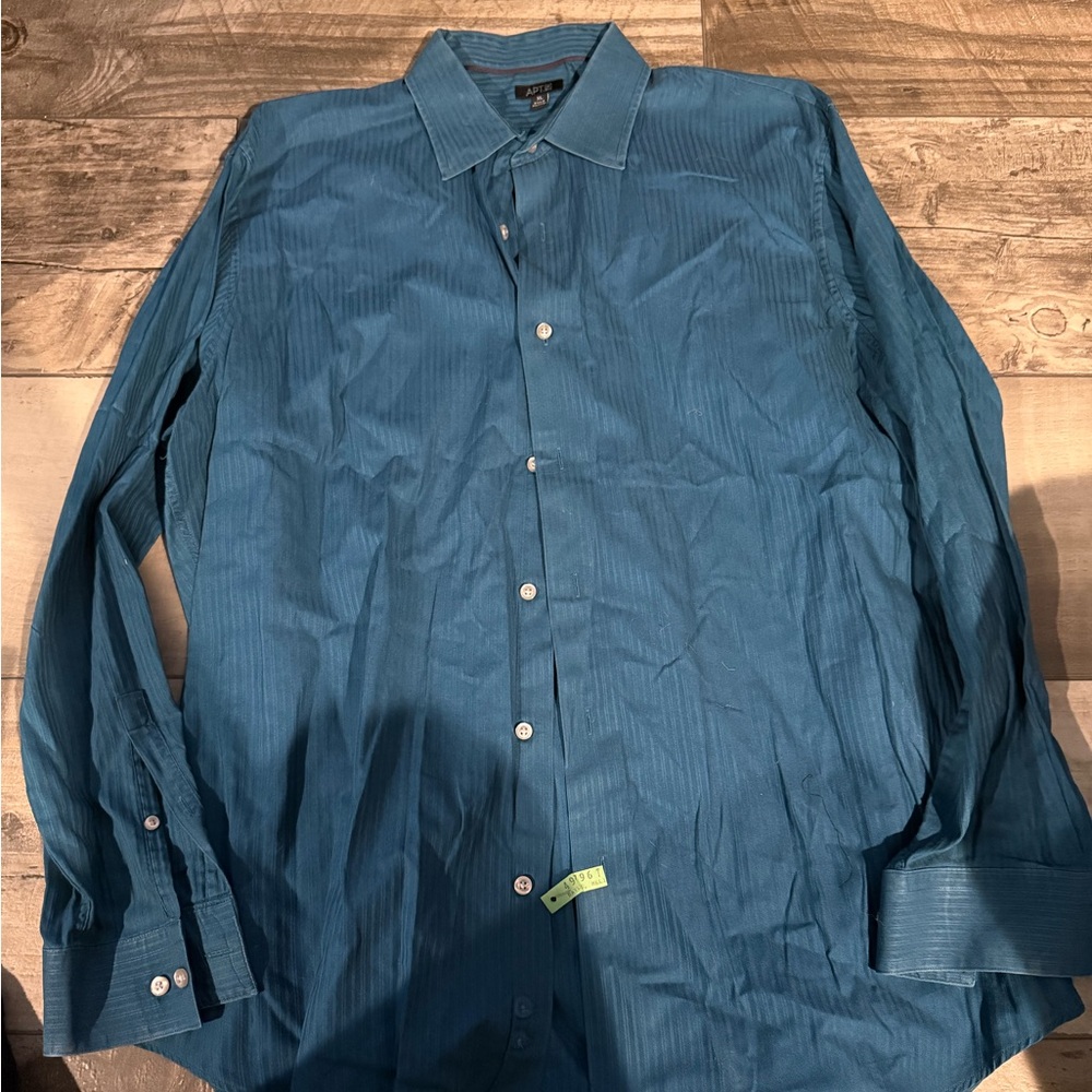 Apt. 9 Men's Teal Dress Shirt